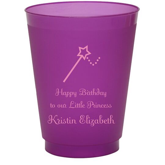 Magical Wand Colored Shatterproof Cups